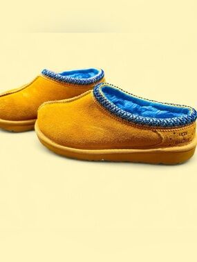 UGG x Sesame Street Tasman Slippers Cookie Monster Toddler Size 2 Orange Blue